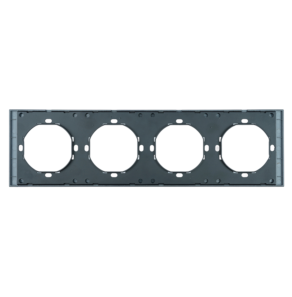 Рамка 4-местная Stekker Мия PFR00-3004-05 черный бархат 50464 в Санкт-Петербурге