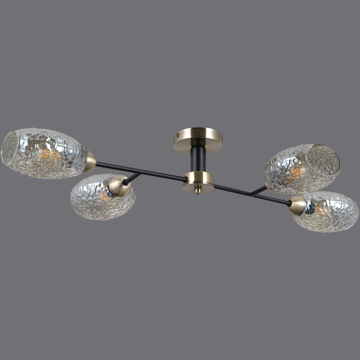 Люстра на штанге Illumico IL0285-4CSQ-79 BK AB УЦ в Санкт-Петербурге