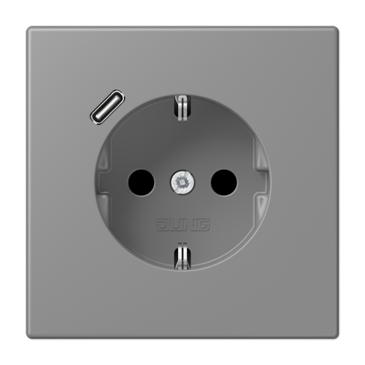 Розетка 2K+З USB Typ C Jung LC1520-18C203 в Санкт-Петербурге