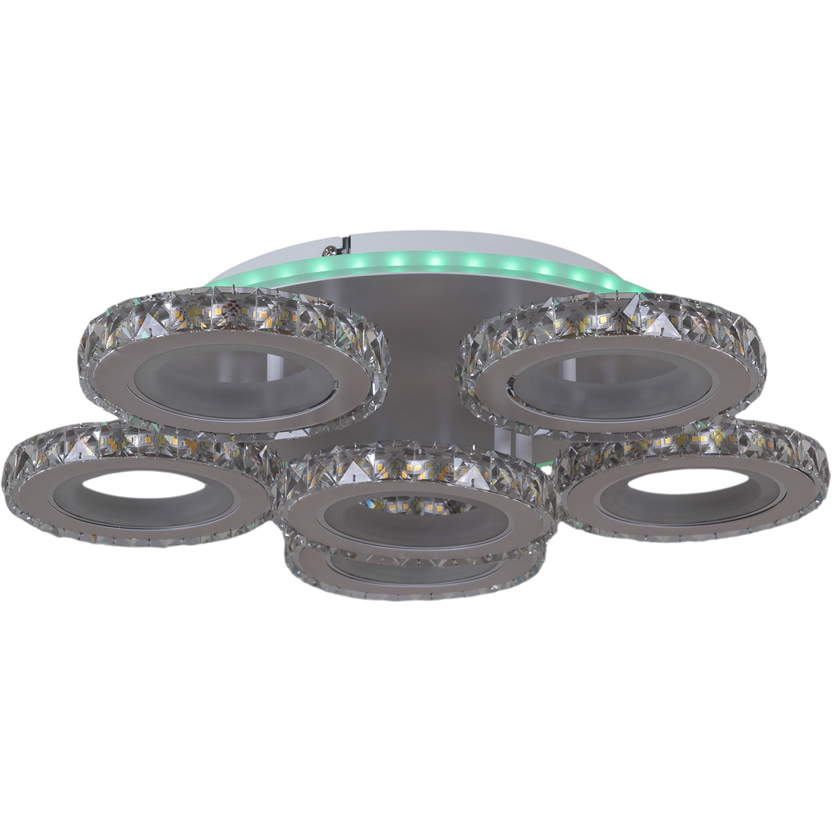 Потолочная люстра Reluce 03900-0.3-5+1A WH+CR (RGB) в Санкт-Петербурге