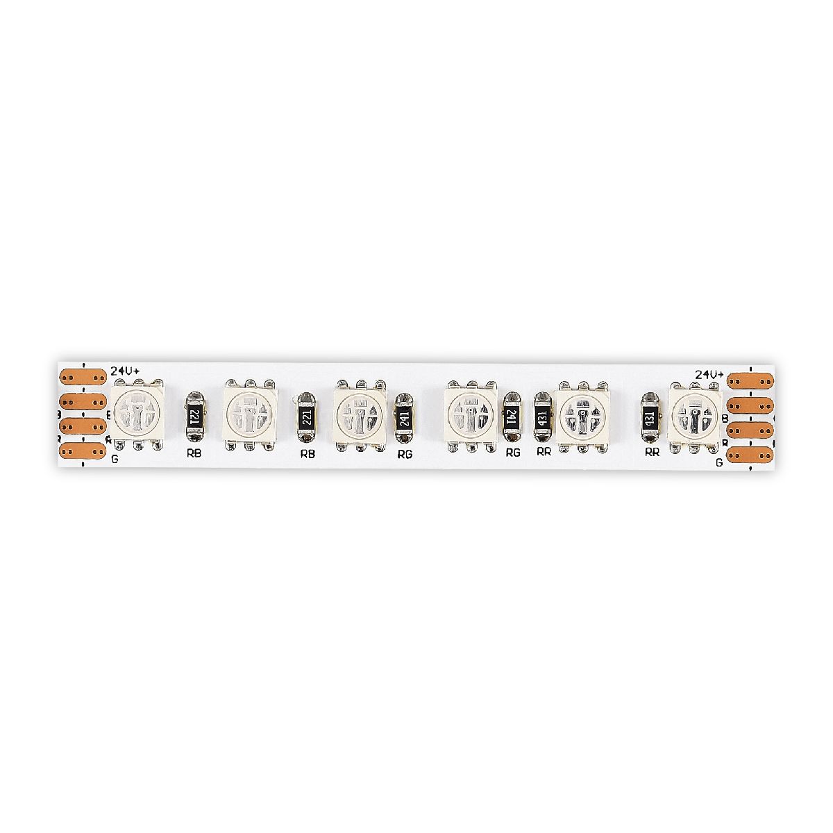 Светодиодная лента ST Luce 24В 16,8Вт/м RGB 1м IP20 ST1004.017.20RGB в #REGION_NAME_DECLINE_PP#