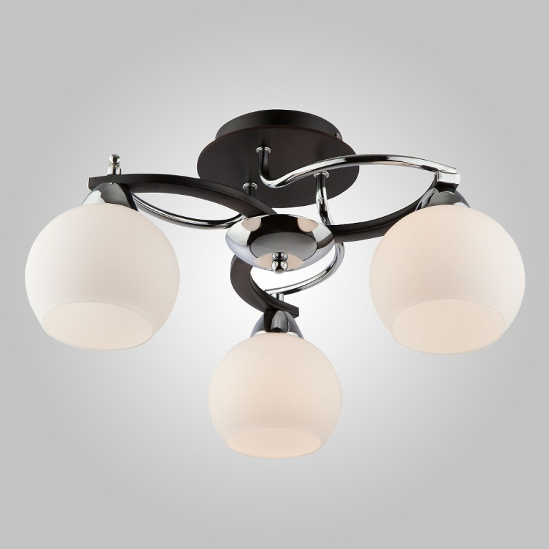 Потолочный светильник Eurosvet 9654/3 хром/черный 00000065862 в Санкт-Петербурге