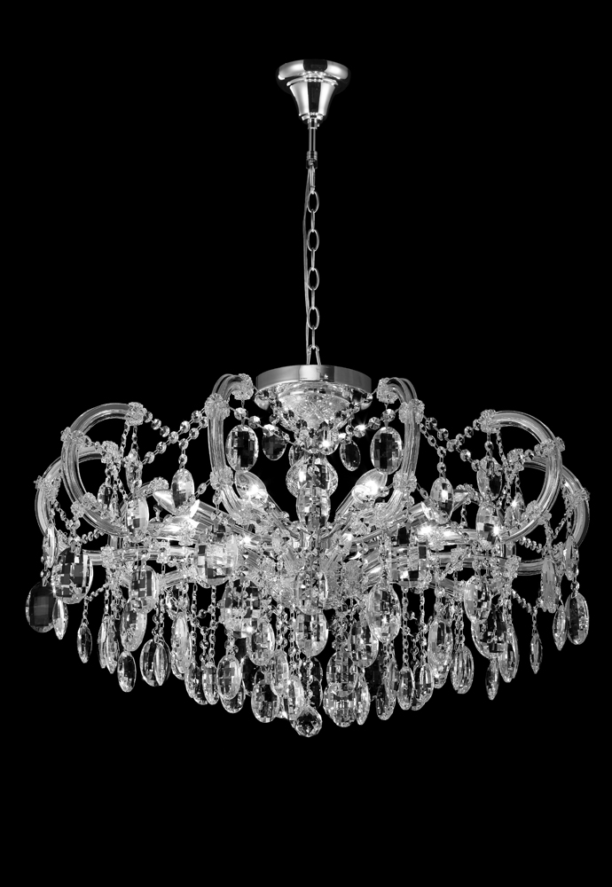 Подвесная люстра Crystal Lux Hollywood HOLLYWOOD SP-PL8 CHROME D800 в #REGION_NAME_DECLINE_PP#