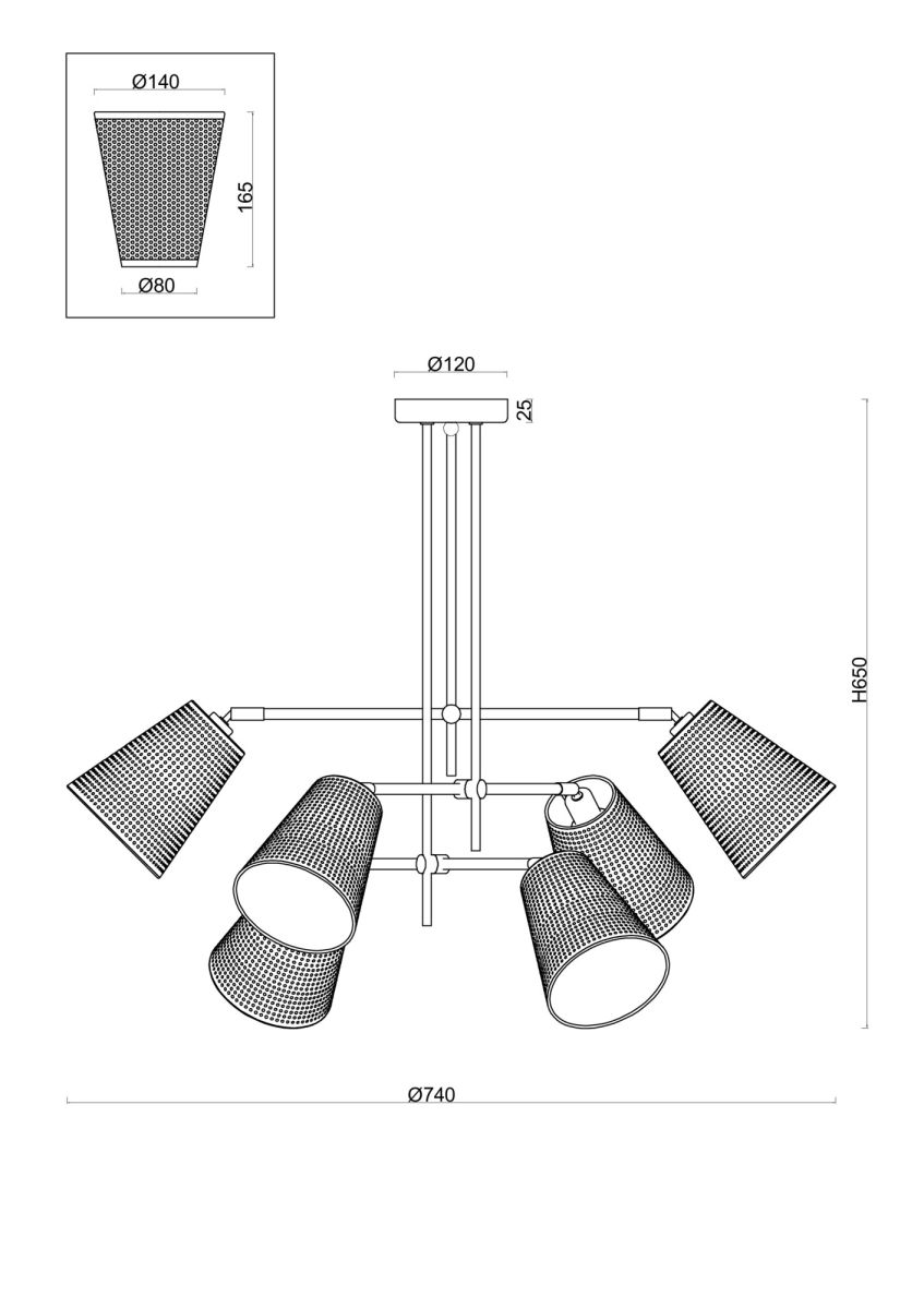 Потолочная люстра Freya Terra FR5260PL-06BS в Санкт-Петербурге