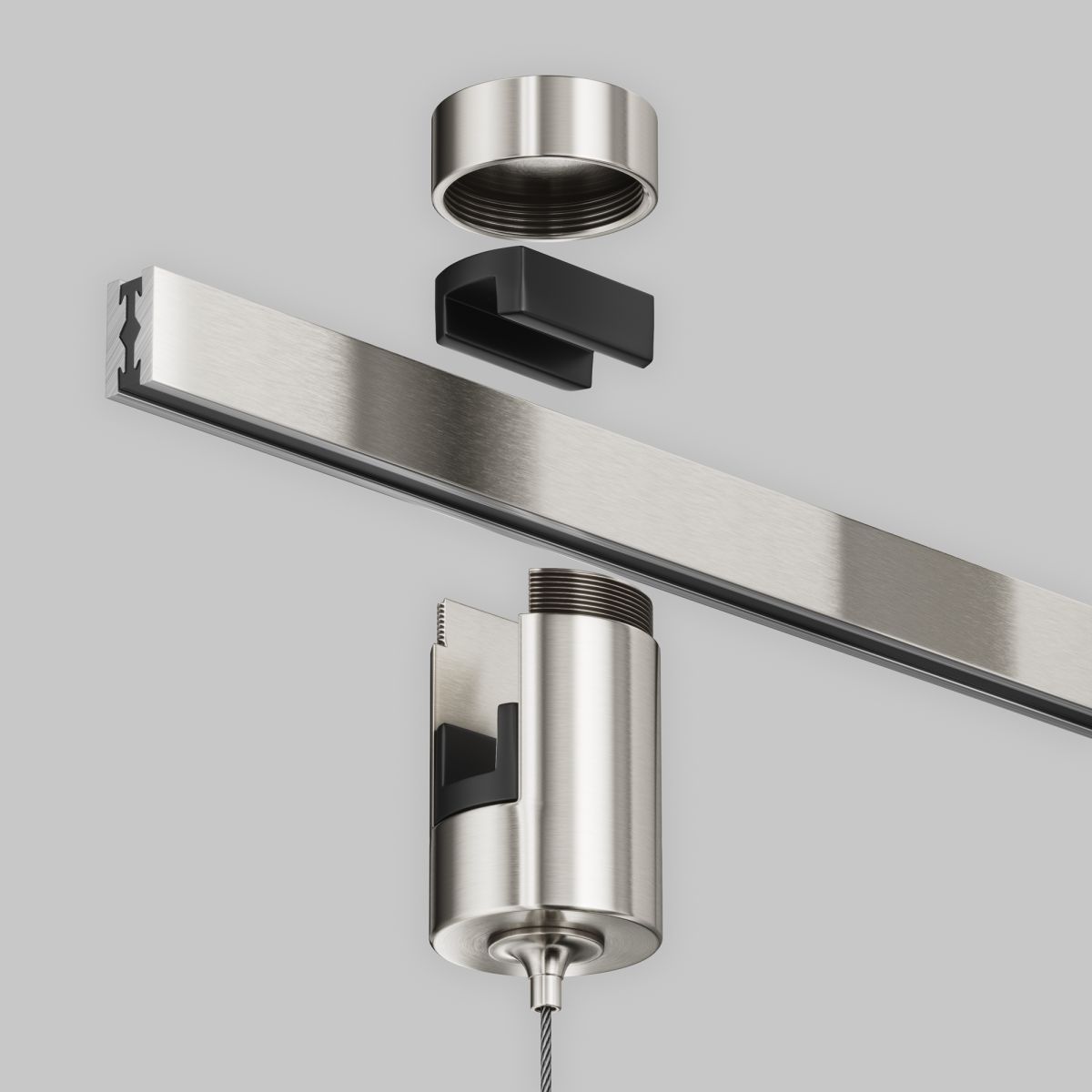 Коннектор с тросовым подвесом для магнитного шинопровода Maytoni Technical Tau Flarity TRA154SW-1PT в Санкт-Петербурге