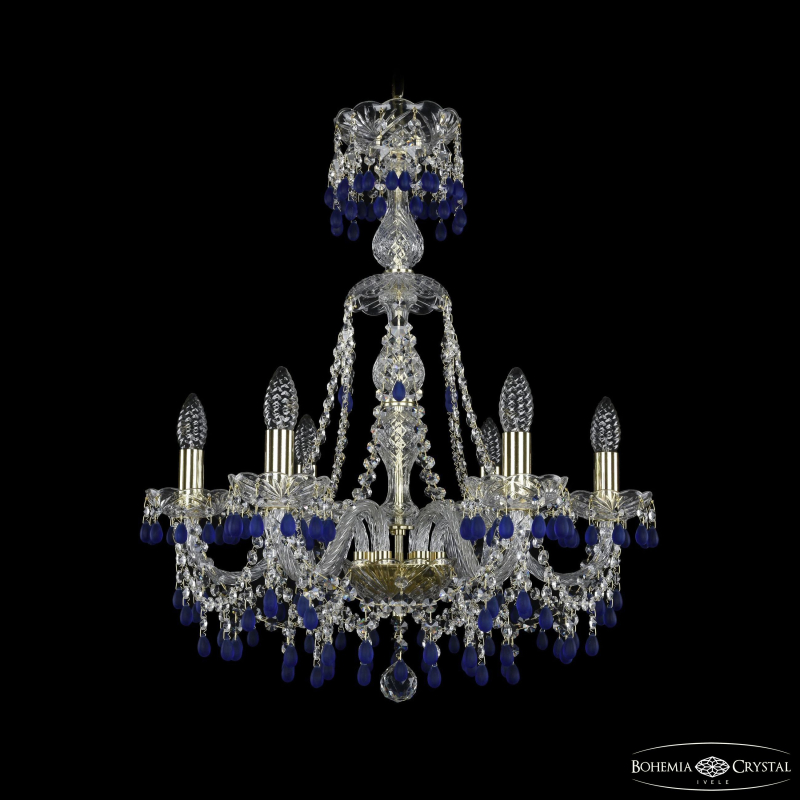 Подвесная люстра Bohemia Ivele Crystal 1410/6/195/XL-66 G V3001 в Санкт-Петербурге