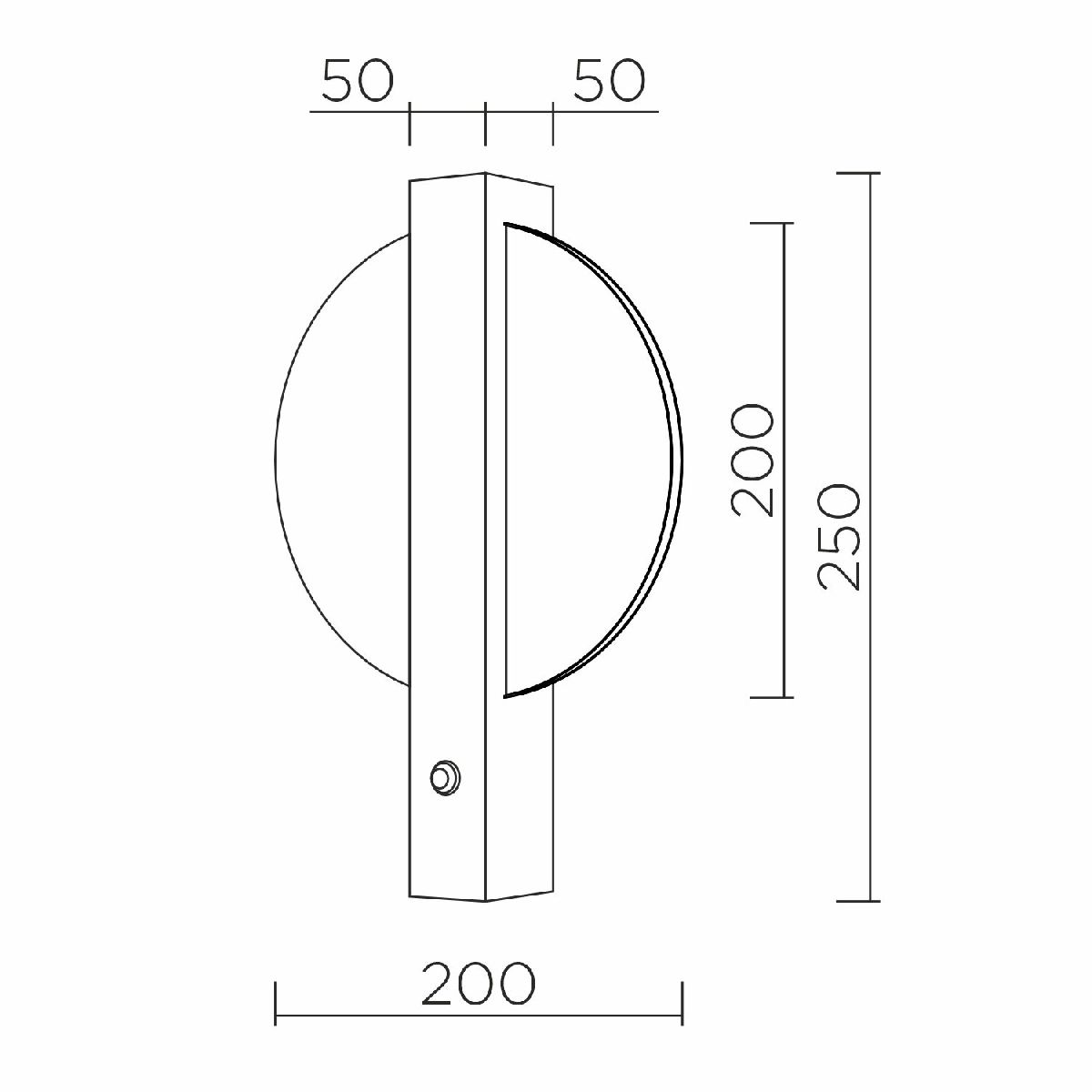 Настенный светильник LED4U L2230-300 WH в Санкт-Петербурге