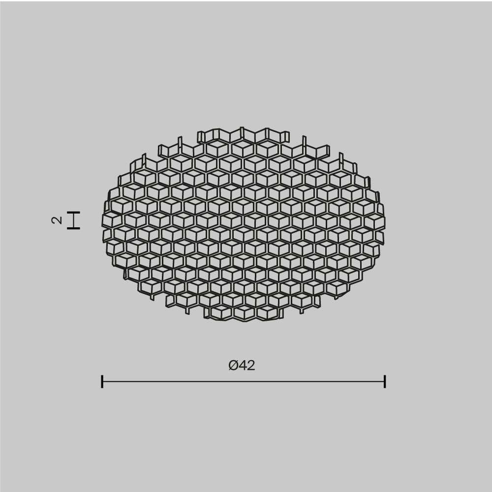 Антибликовый фильтр Maytoni Dip HoneyComb001-D41.5 в Санкт-Петербурге