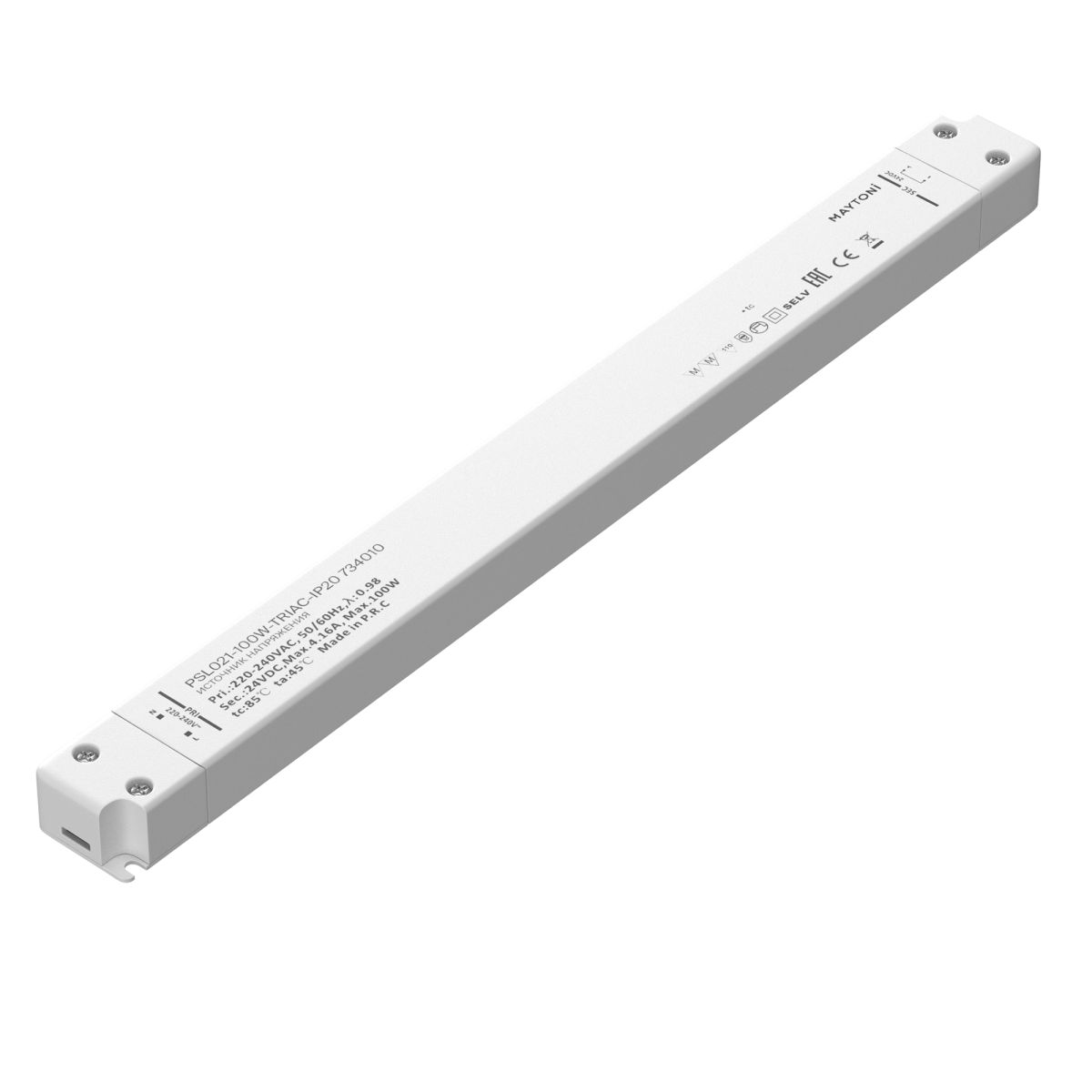 Источник напряжения Maytoni Triac 100Вт DC24В IP20 734010 в Санкт-Петербурге
