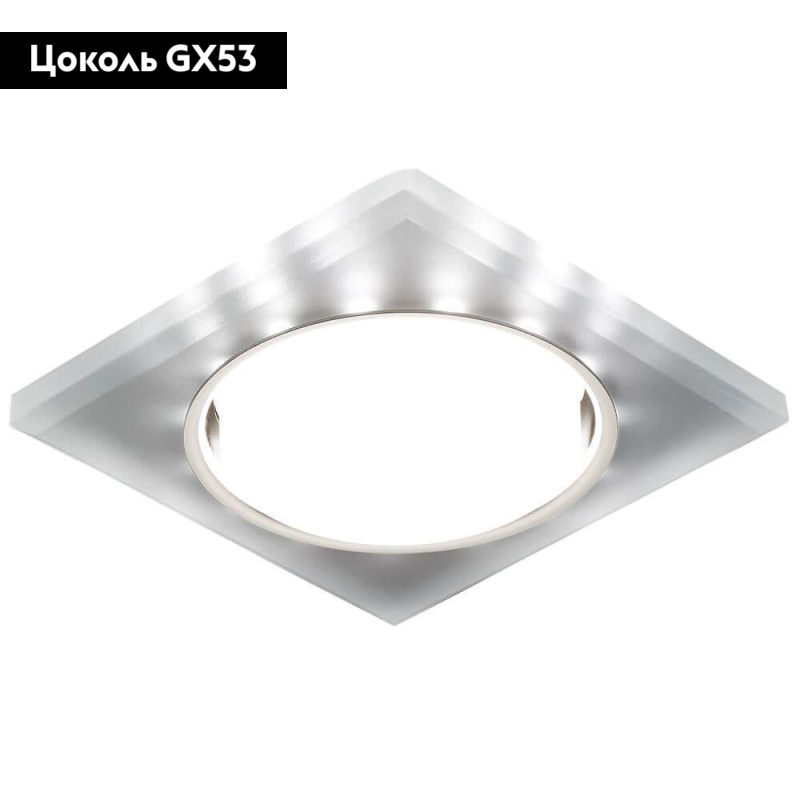 Встраиваемый светильник Ambrella Light GX53 LED G215 CH/WH в Санкт-Петербурге