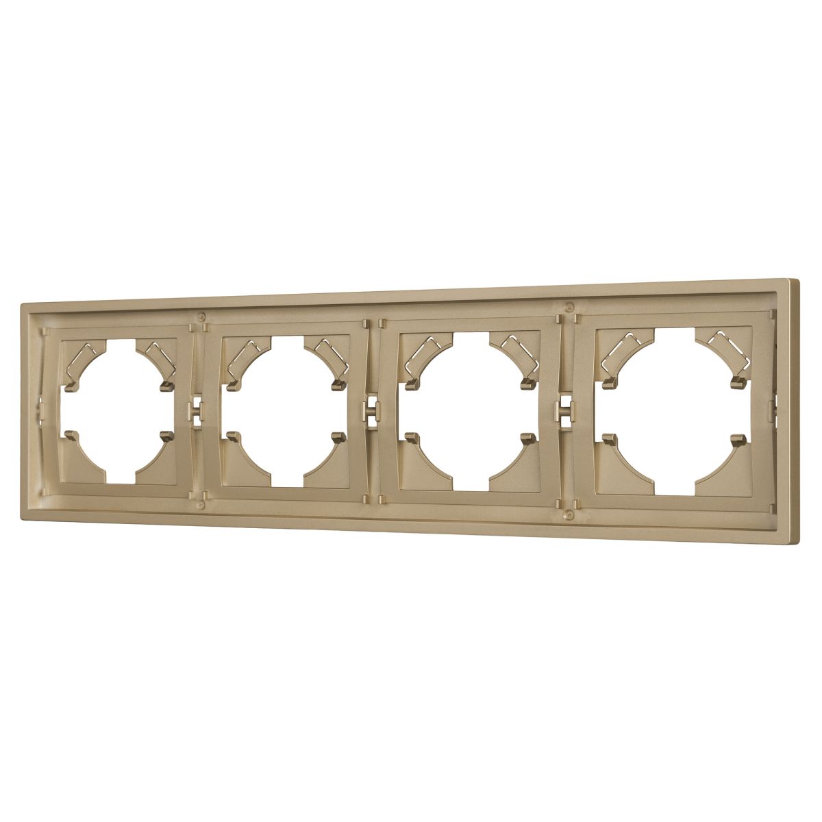 Рамка пластиковая на 4 поста Arlight FRM-TENDO-SFPL-4-GD 054663 в Санкт-Петербурге