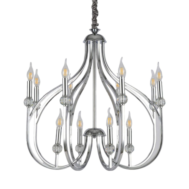 Подвесная люстра Lumina Deco Archetype LDP 1250-12 CHR в Санкт-Петербурге