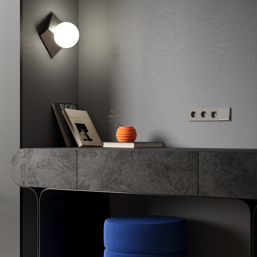 Клавиша для выключателя/переключателя одноклавишного с подсветкой Voltum S70 (капучино) VLS000214 в Санкт-Петербурге