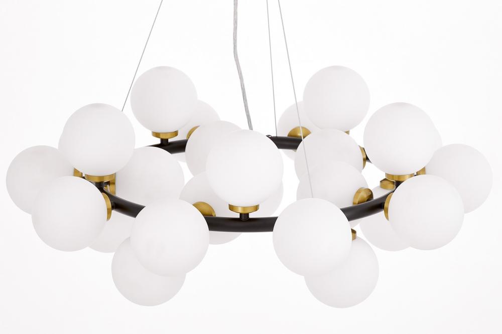 Подвесная люстра Lumina Deco Marsiada LDP 6033-25 BK+MD в Санкт-Петербурге