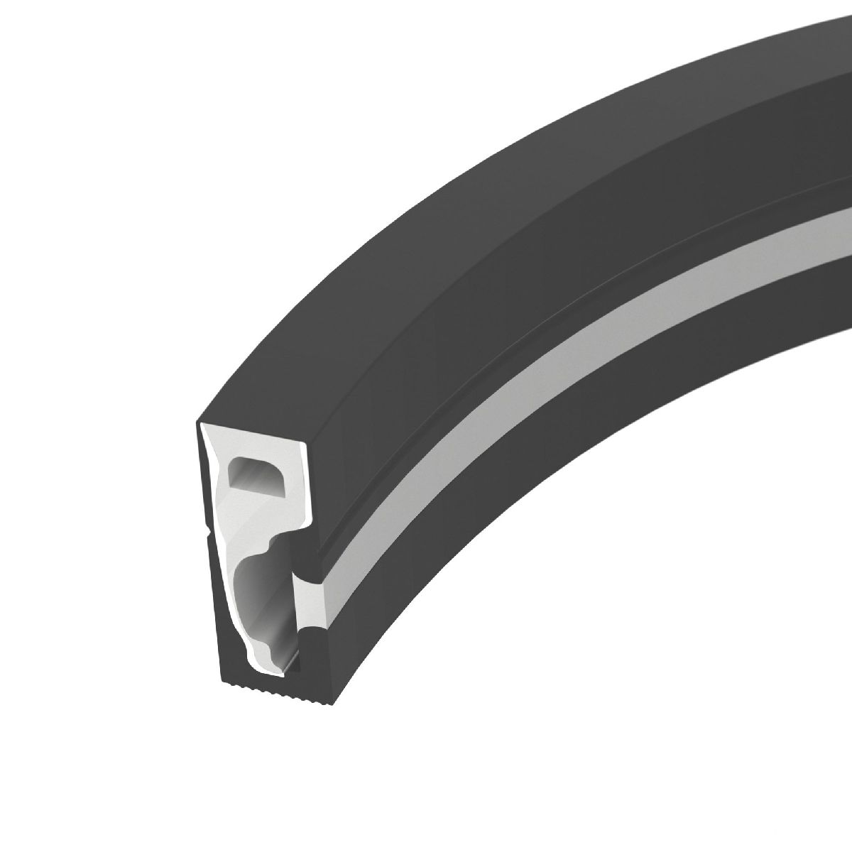 Силиконовый профиль Arlight WPH-FLEX-0616-SIDE-S9-5m FULL BLACK 045842 в Санкт-Петербурге