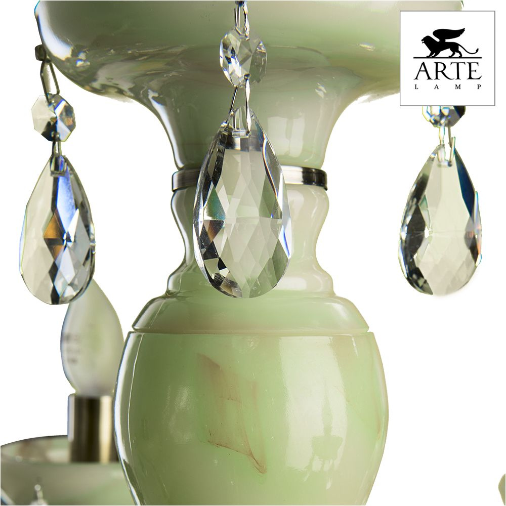 Подвесная люстра Arte Lamp Onyx Green A9592LM-5AB в Санкт-Петербурге