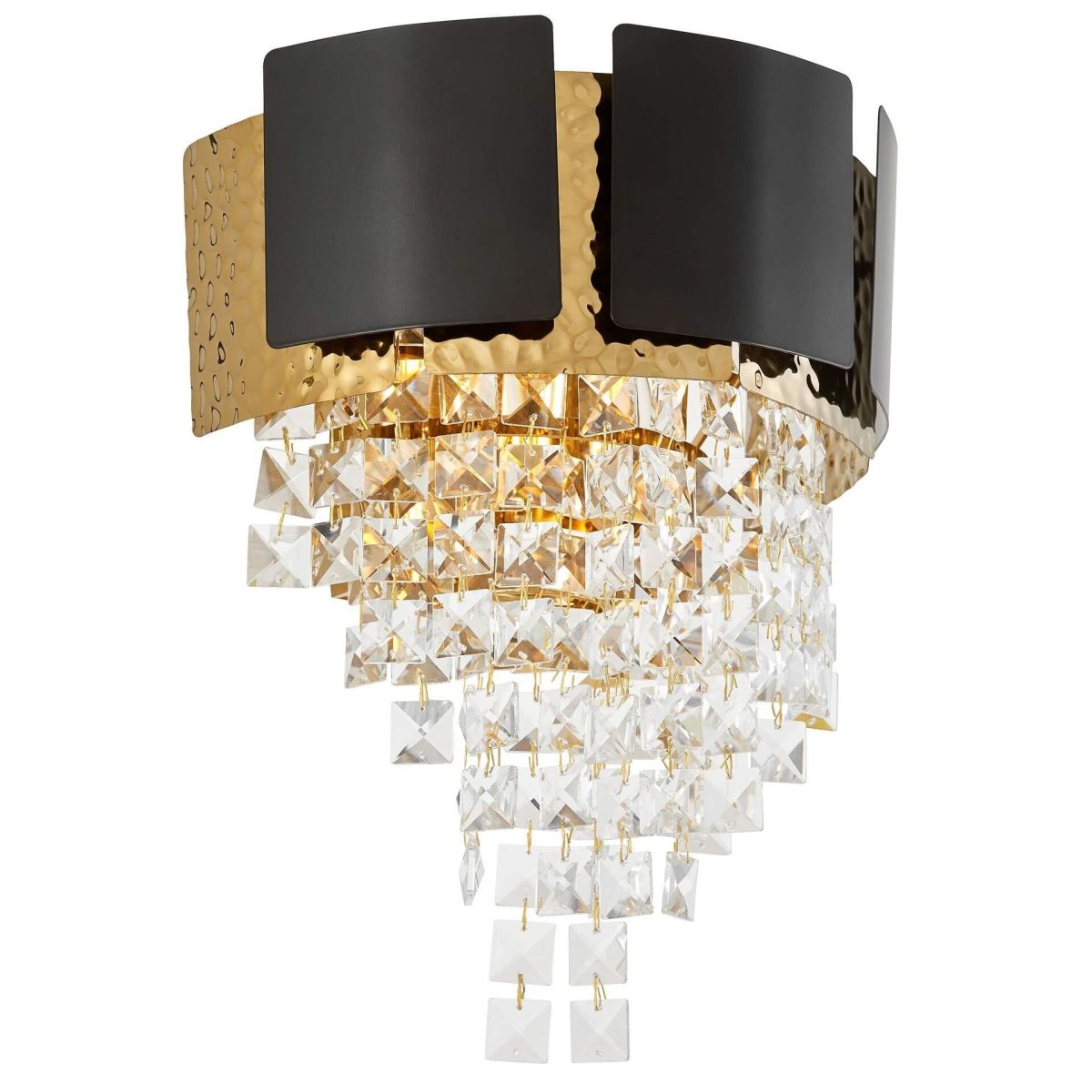 Настенный светильник Lumina Deco LDW 7045-2 BK+GD в Санкт-Петербурге