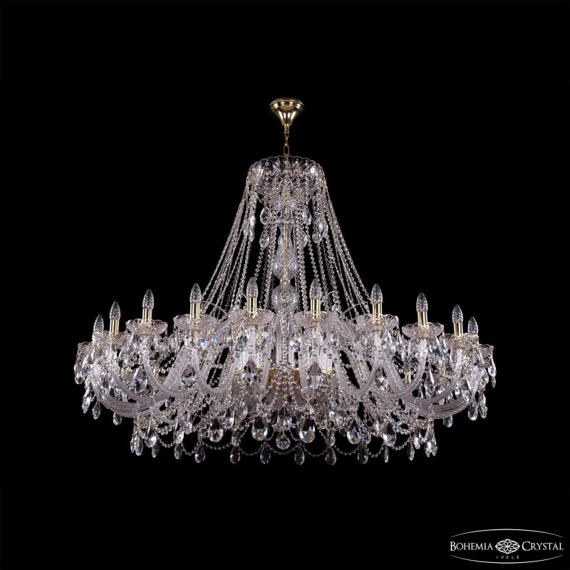 Подвесная люстра Bohemia Ivele Crystal 1411/24/530 G в Санкт-Петербурге