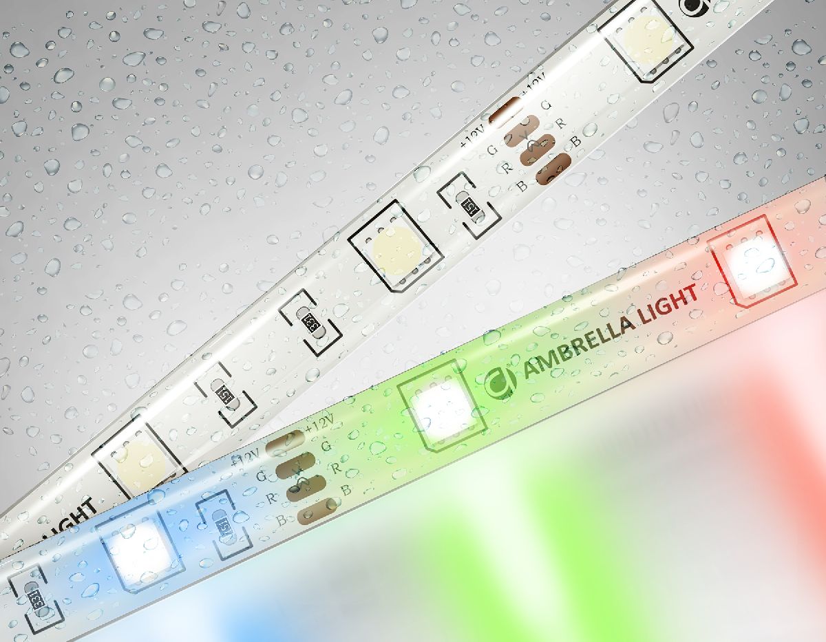 Светодиодная лента Ambrella Light LED Strip 12В 5050 7,2Вт/м RGB 5м IP65 GS2301 в Санкт-Петербурге