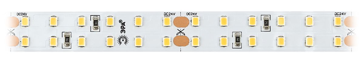 Светодиодная лента Эра 24В 2835 20Вт/м 3000К 5м IP33 LS2835-20-192-24-33-3000К-double-5m Б0043102 в Санкт-Петербурге