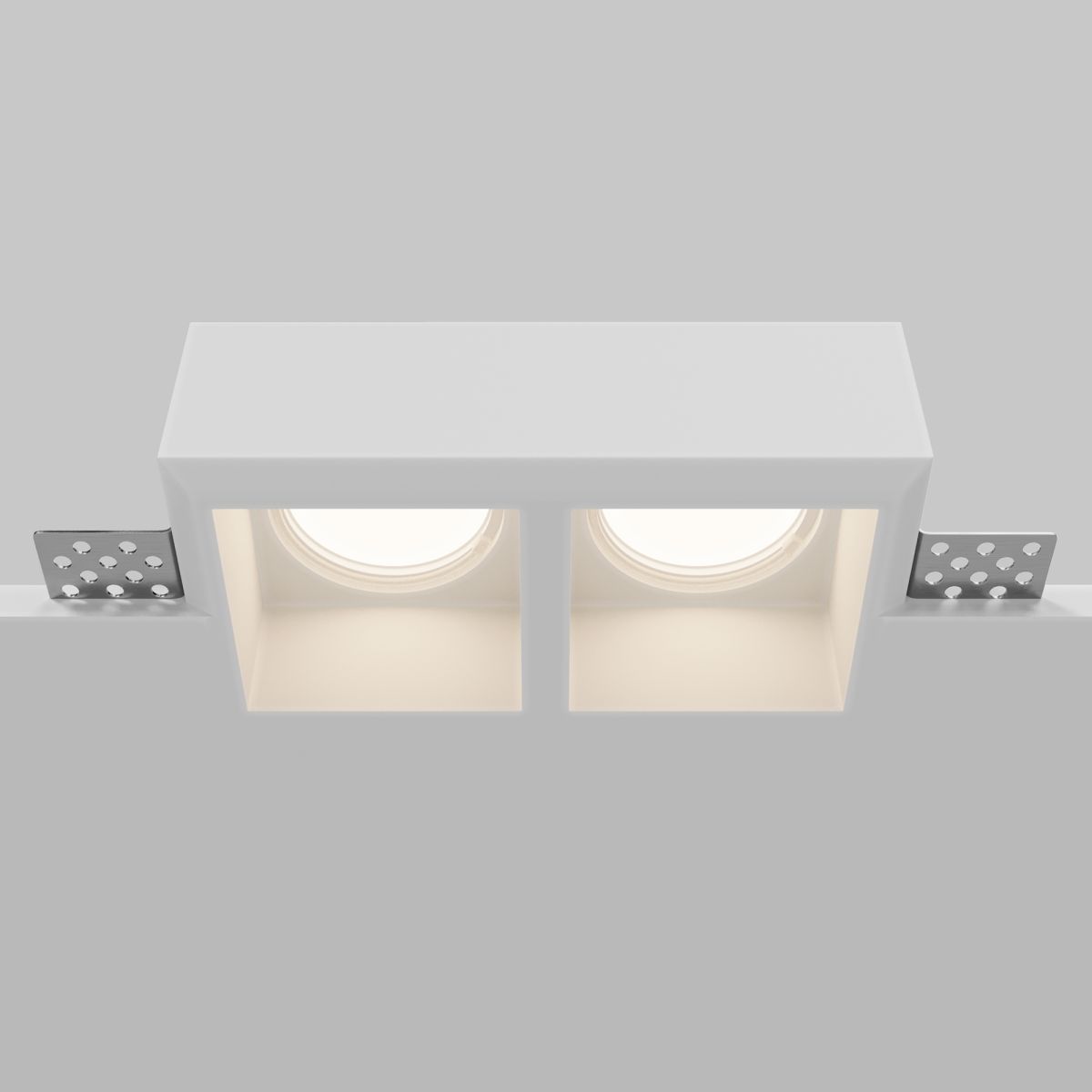 Встраиваемый светильник Maytoni Technical Gyps Modern DL131-GU10-02-W в Санкт-Петербурге