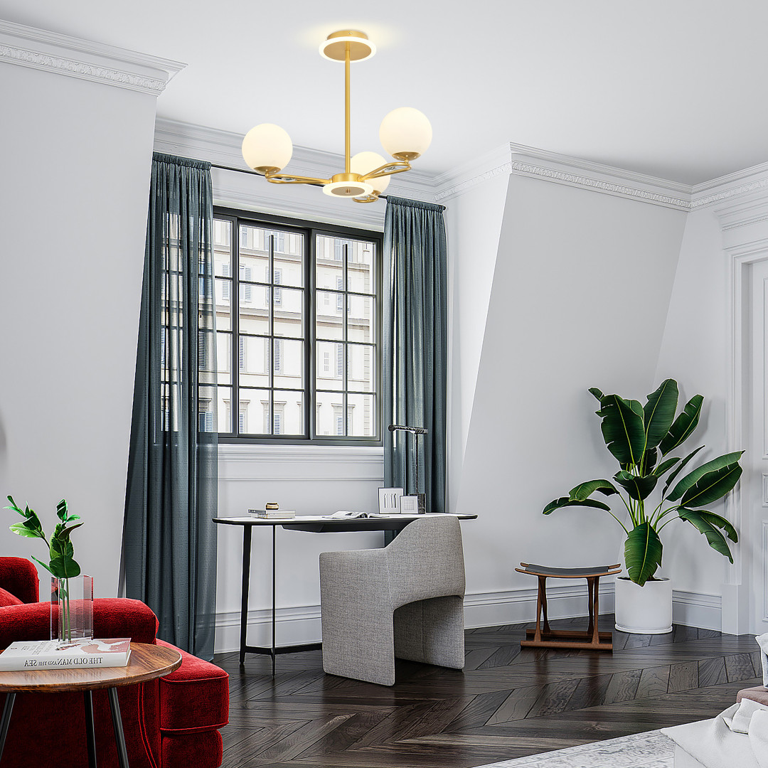 Люстра на штанге Arte Milano Neapolis 277138/3 GD в #REGION_NAME_DECLINE_PP#