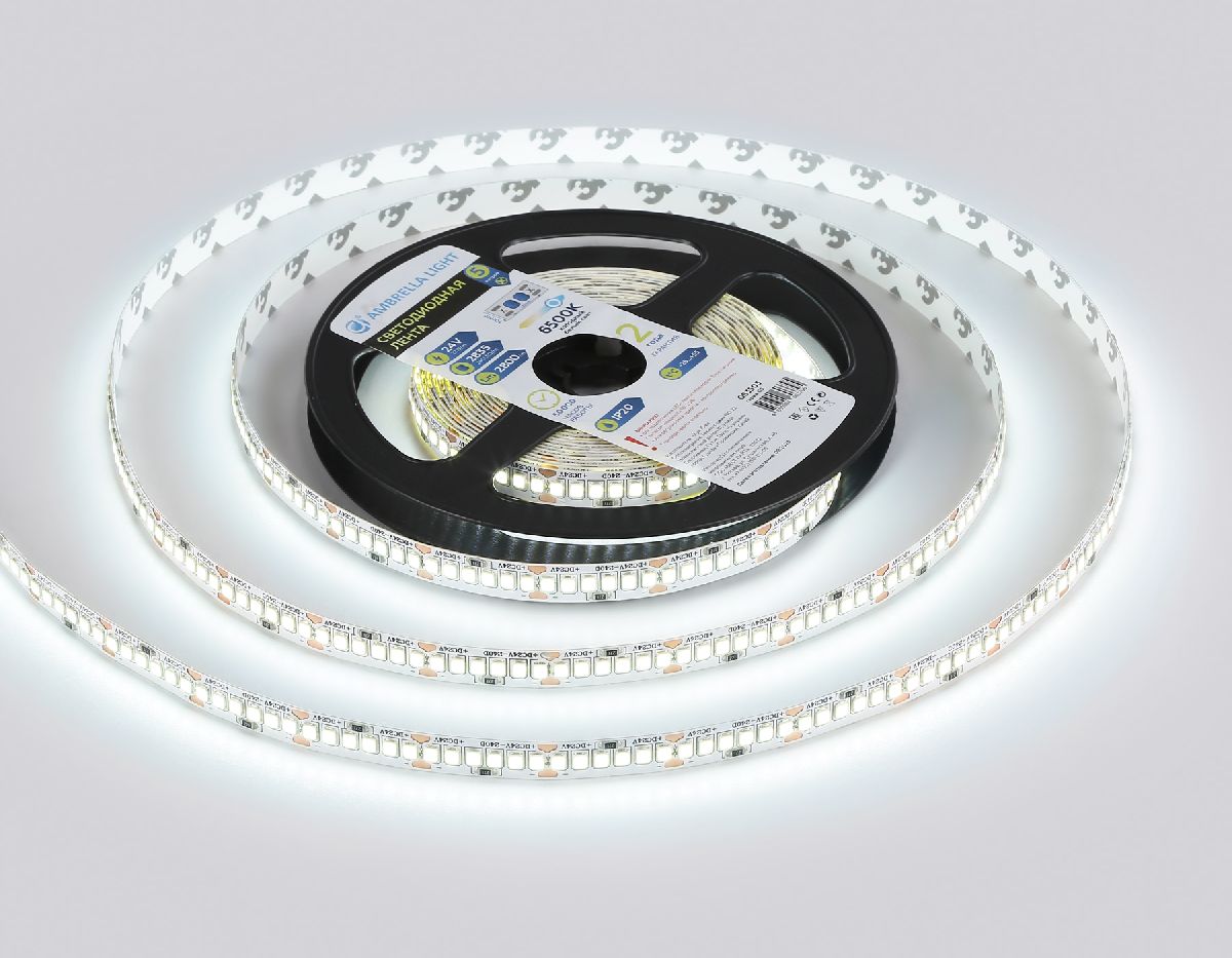 Светодиодная лента Ambrella Light LED Strip 24В 2835 22Вт/м 6500K 5м IP20 GS3503 в Санкт-Петербурге