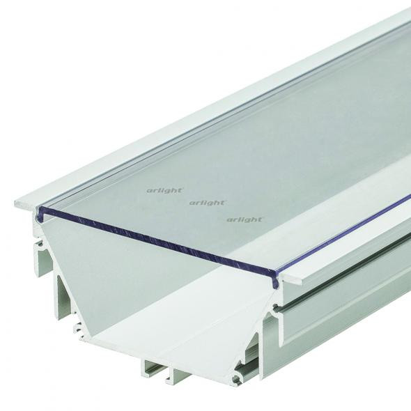 Профиль с экраном Arlight ALU-POWER-RW80F-2000ANOD+CLEAR-P 015479 в Санкт-Петербурге