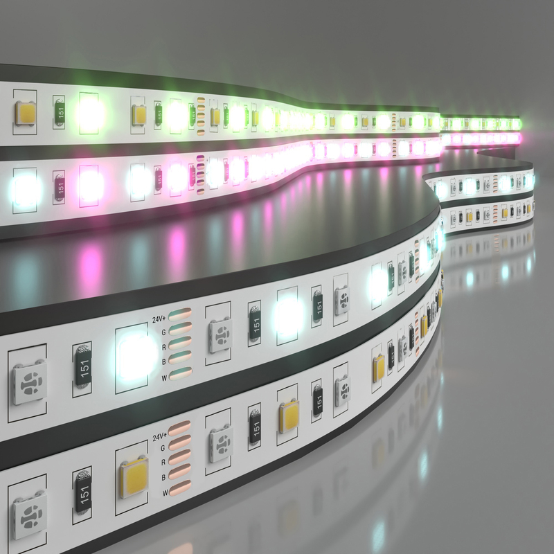 Светодиодная лента Elektrostandard 24V 14,4W 60Led 5050+5050 IP20 MIX RGB/холодный белый, 5м 4690389172274 в Санкт-Петербурге