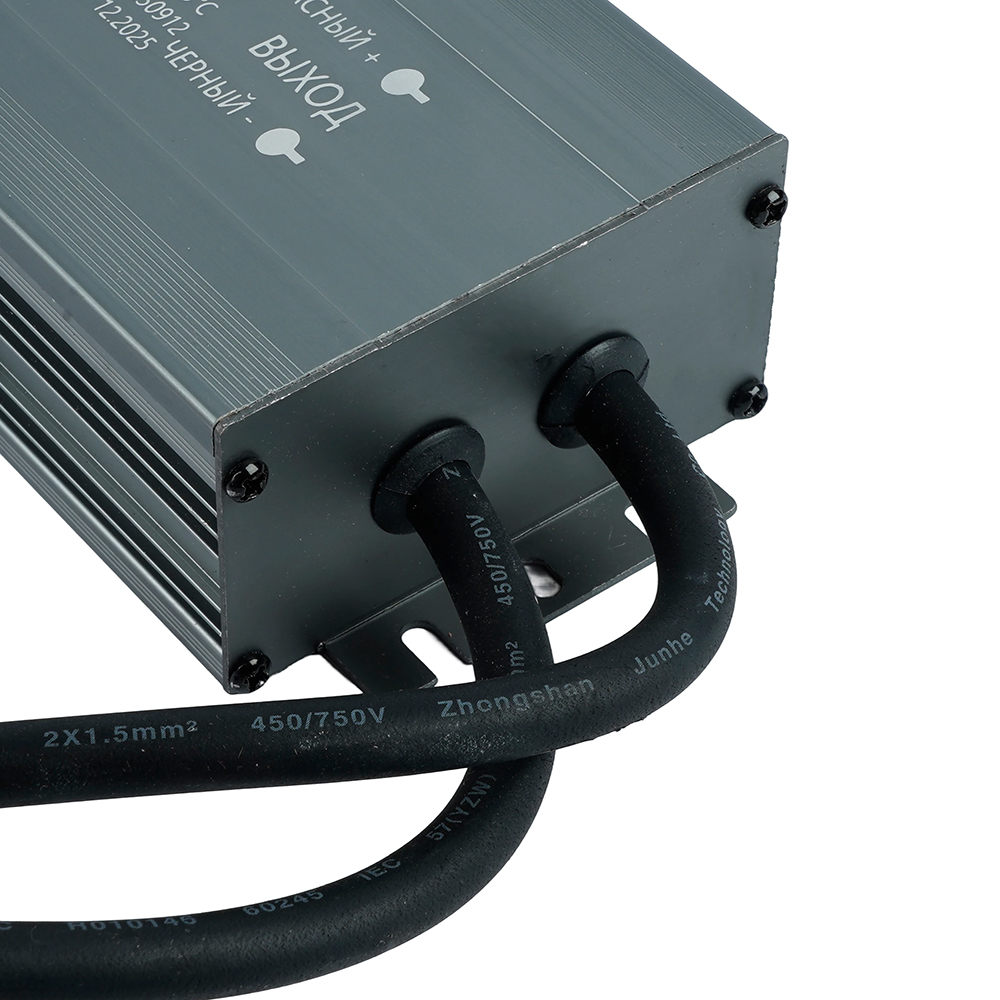 Трансформатор электронный для светодиодной ленты Feron LB007 300W 12V IP67 (драйвер) 53082 в #REGION_NAME_DECLINE_PP#
