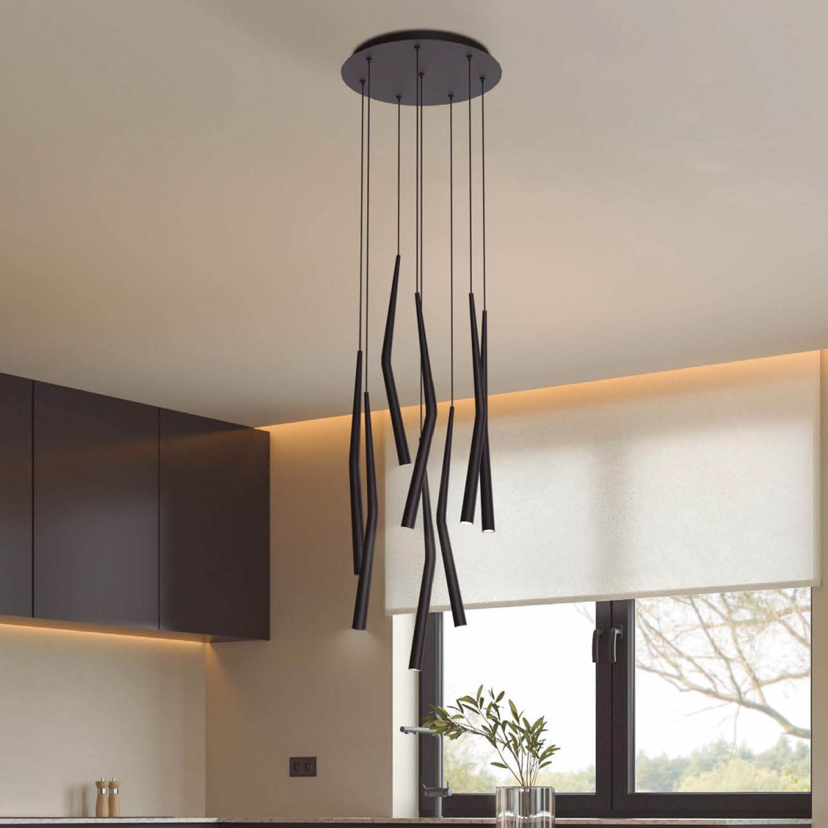 Подвесная люстра Mantra Boomerang 9369+9240 (8L) в Санкт-Петербурге