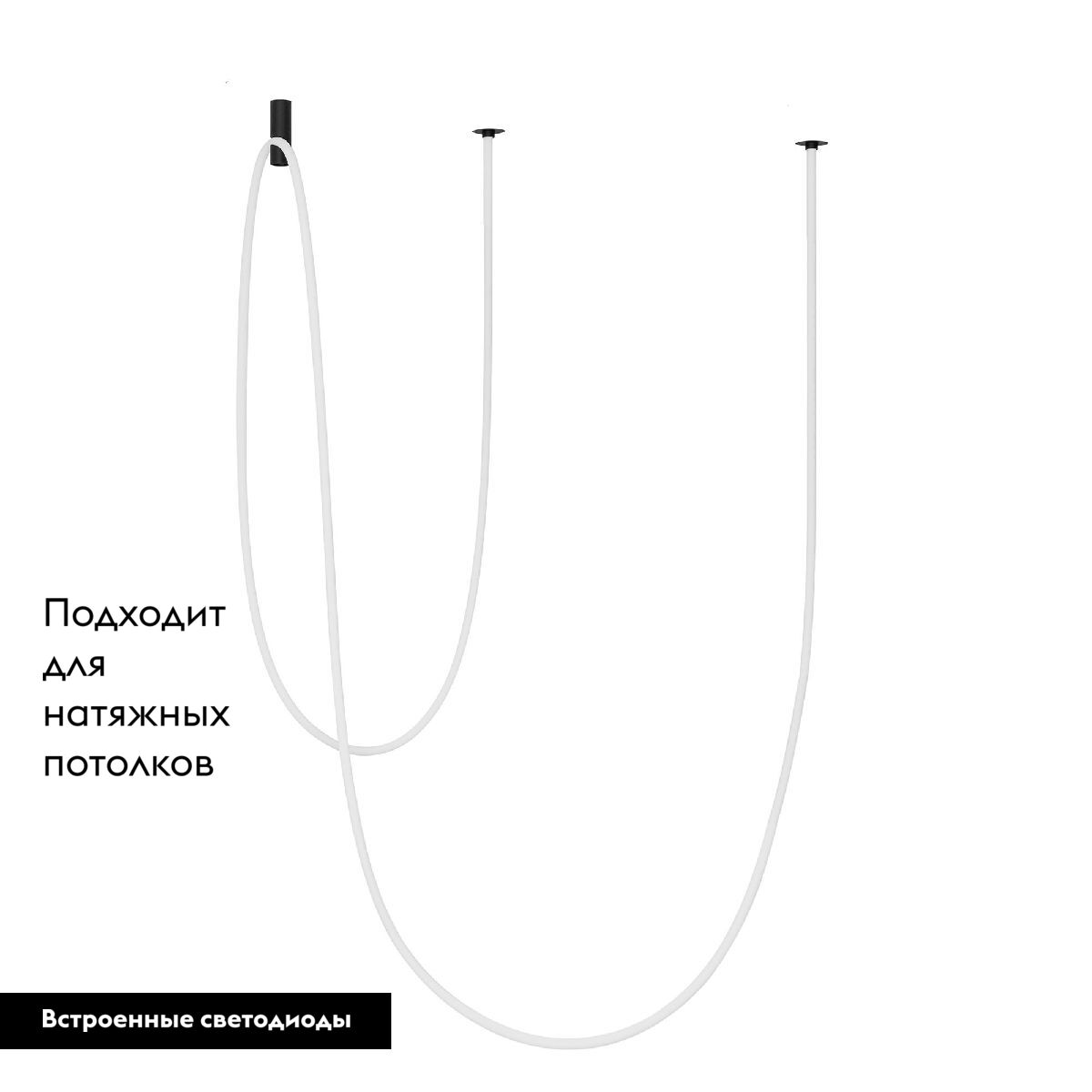 Подвесной светильник Arlight SP-TROPIC-BUILT-TRIMLESS-R18-L5000-58W Warm3000 (BK, 360 deg, 230V) 043391 в Санкт-Петербурге