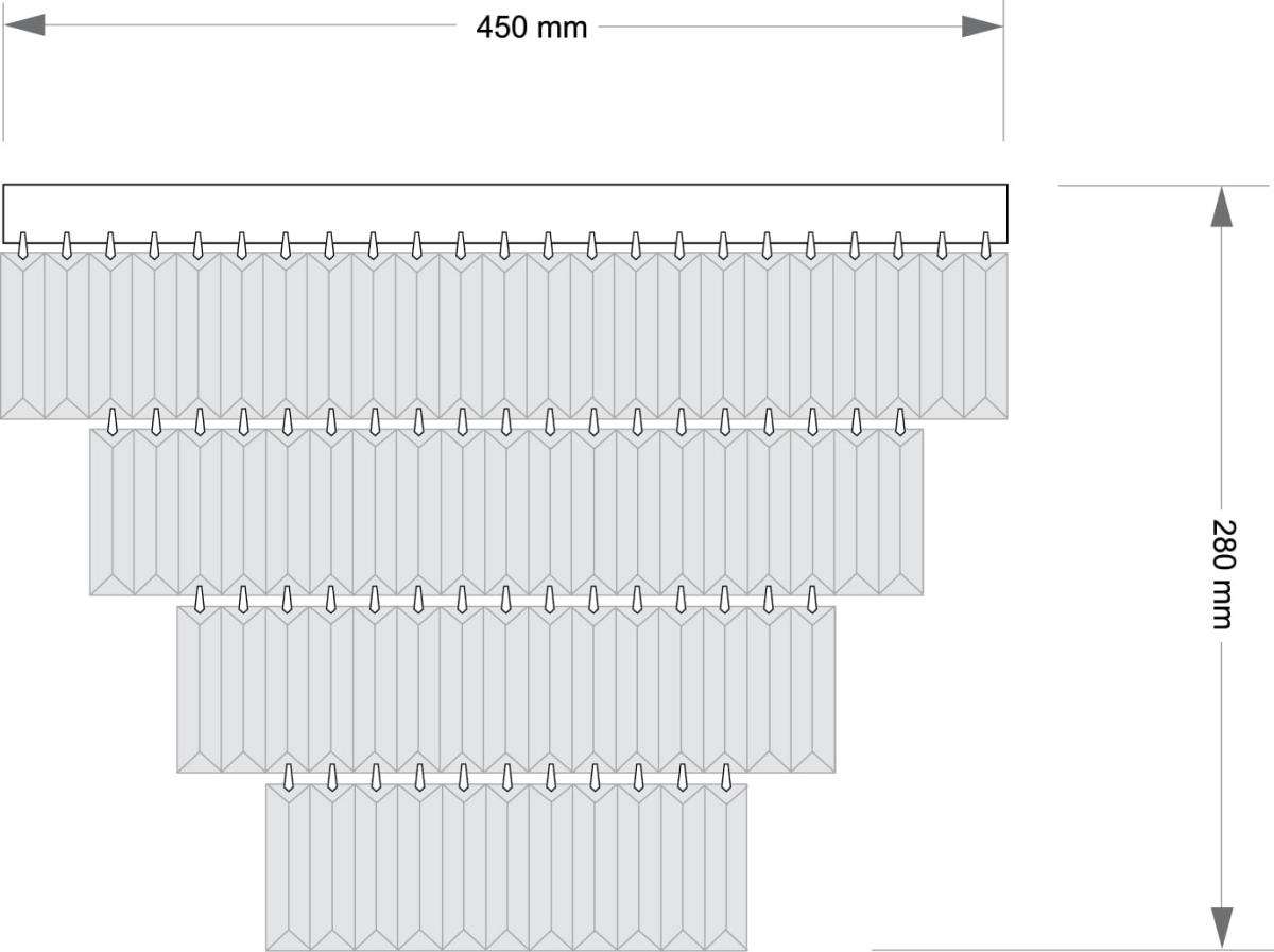 Потолочная люстра Kutek Ellini ELL-PLM-6(Z)450/I в #REGION_NAME_DECLINE_PP#