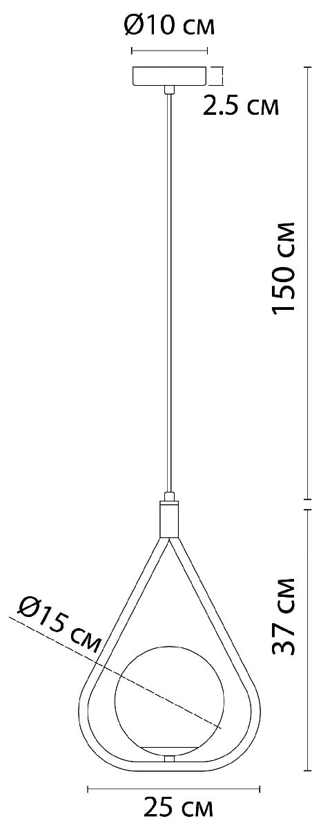 Подвесной светильник Arte Lamp Matisse A7764SP-1AB в Санкт-Петербурге