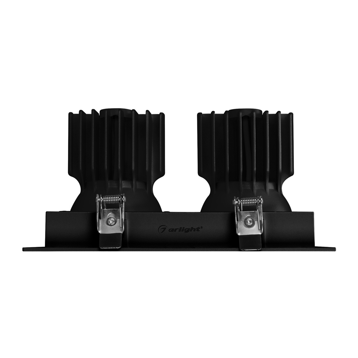 Встраиваемый карданный светильник Arlight MS-VORTEX-BUILT-S210x117-2x20W Day4000 (BK-BK, 40 deg, 230V) (IP20 Металл) 058441 в Санкт-Петербурге