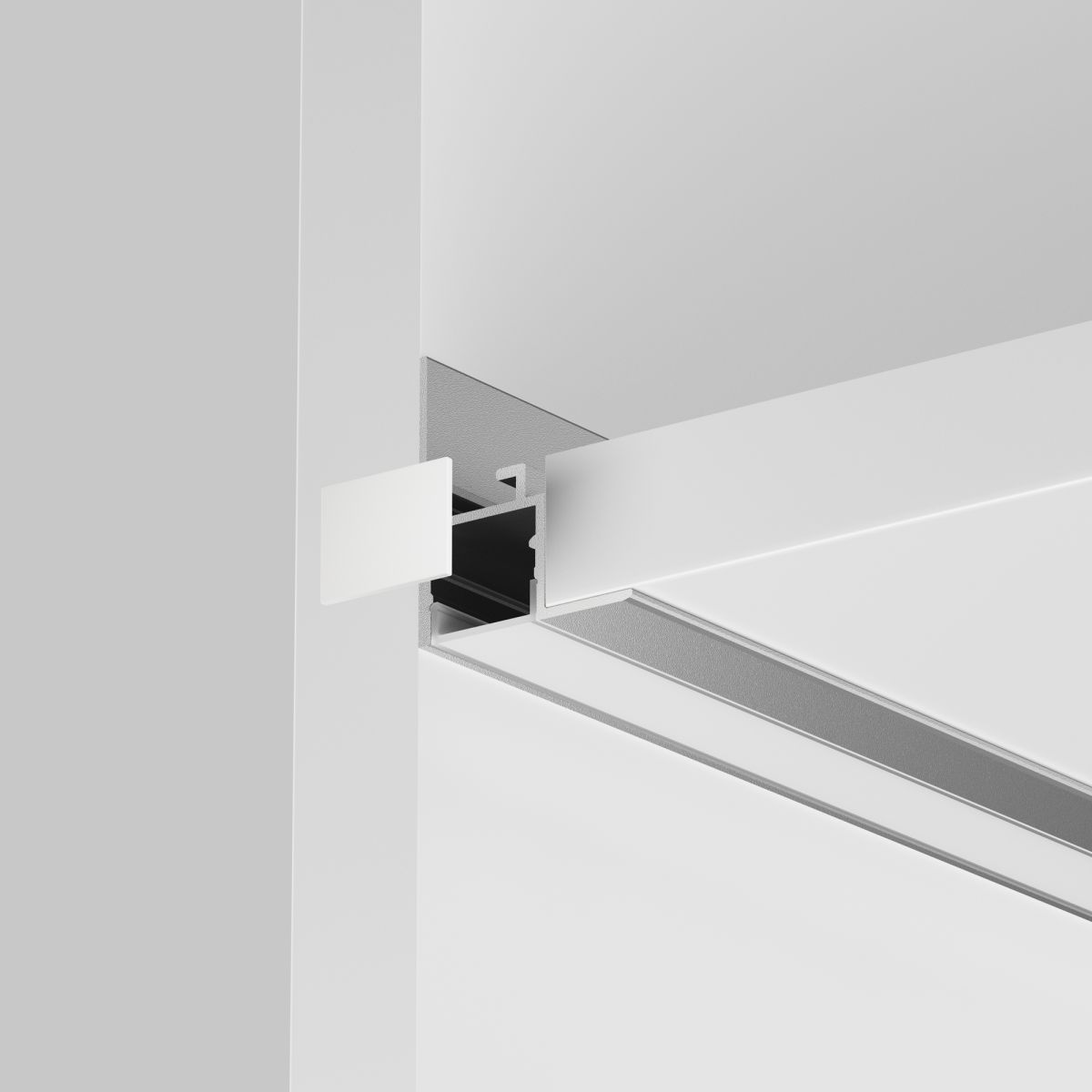 Алюминиевый профиль встраиваемый скрытого монтажа 26x30 Maytoni Led Strip ALM-2630-S-2M 632014 в Санкт-Петербурге