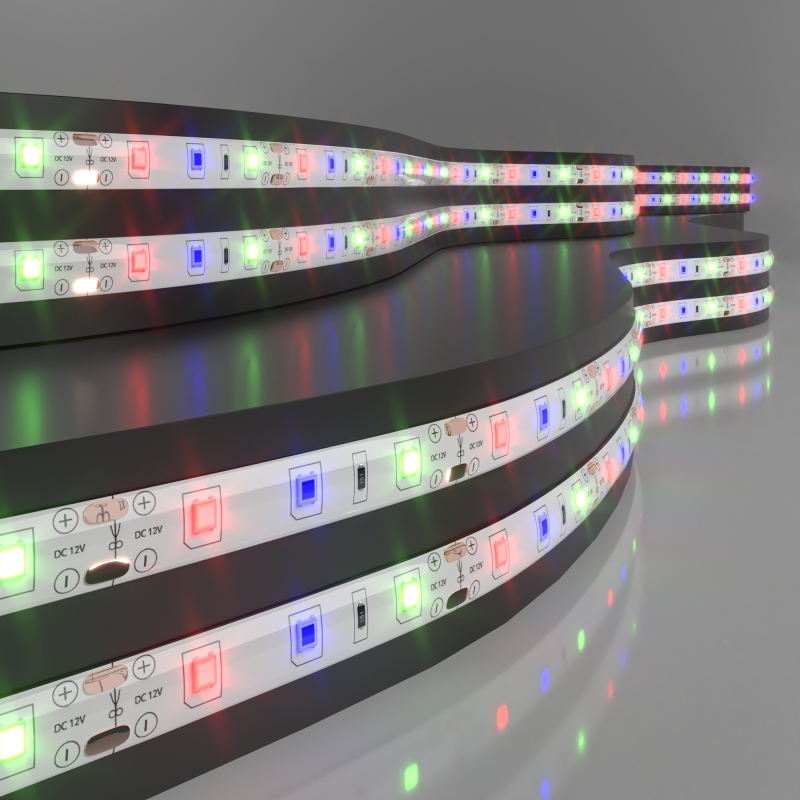 Светодиодная лента Elektrostandard 12V 4,8W 60Led 2835 IP65 RGB, 5м 4690389154928 в Санкт-Петербурге