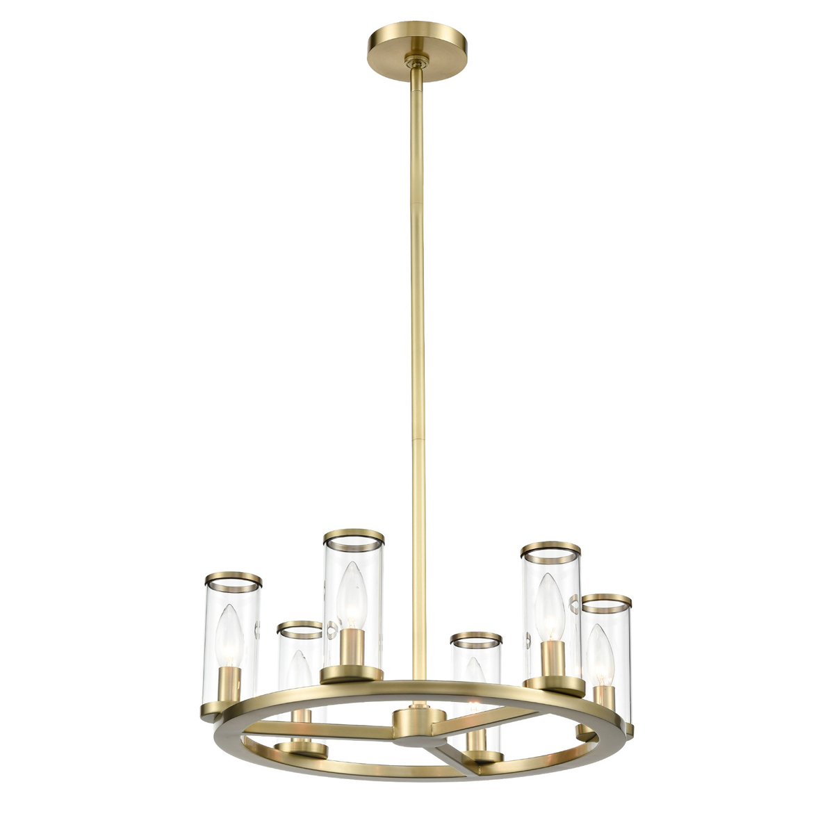 Люстра на штанге Delight Collection MD2061-6A br.brass в Санкт-Петербурге