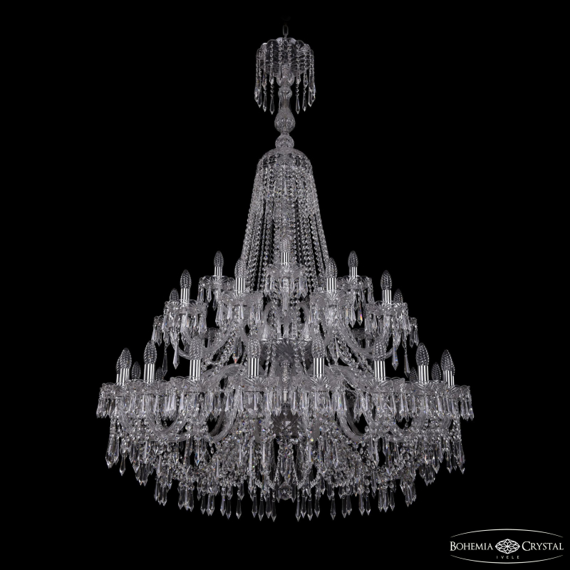 Подвесная люстра Bohemia Ivele Crystal 1403/20+10+5/400/XL-164/2d Ni в Санкт-Петербурге