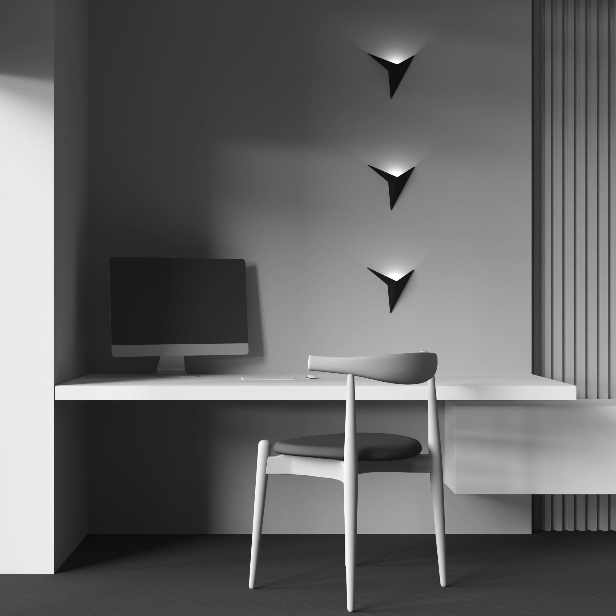 Настенный светодиодный дизайнерский светильник Maytoni Trame C808WL-L3B в #REGION_NAME_DECLINE_PP#