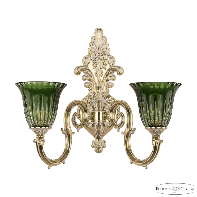 Бра Bohemia Ivele Crystal Verona 7203B15/2/210 GW P2 U Clear-Green/H-1K в Санкт-Петербурге