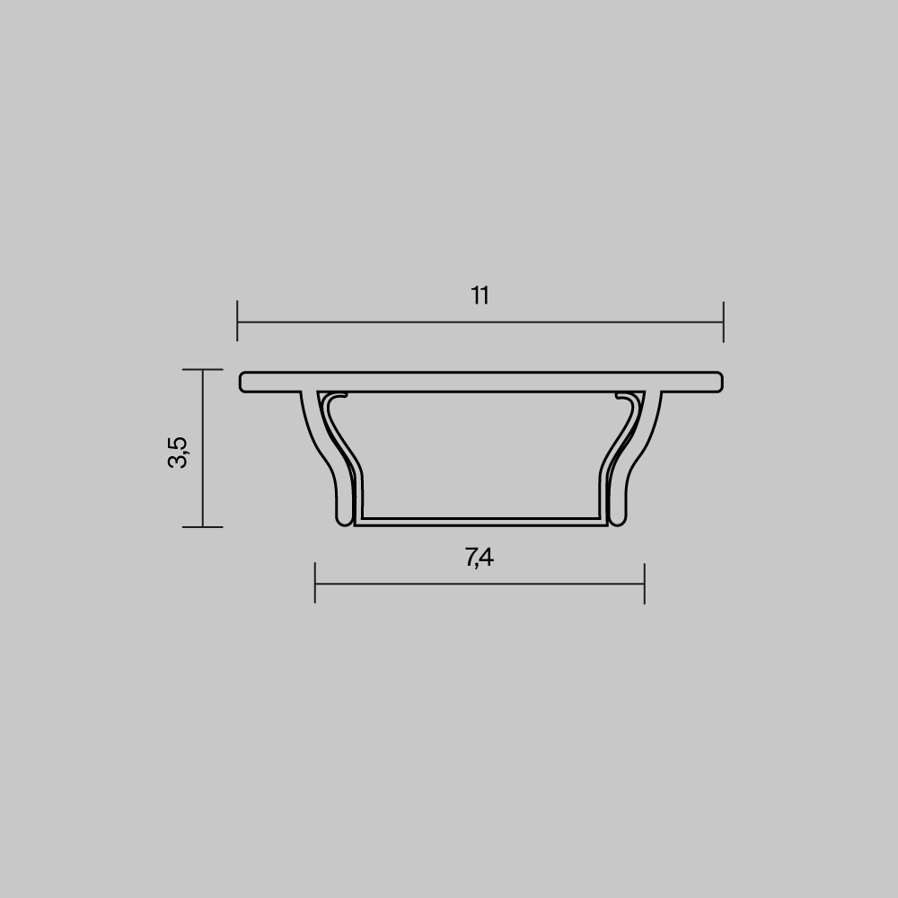 Профиль накладной с вертикальным изгибом Maytoni Led Strip ALM-1103-S-2M 631017 в #REGION_NAME_DECLINE_PP#