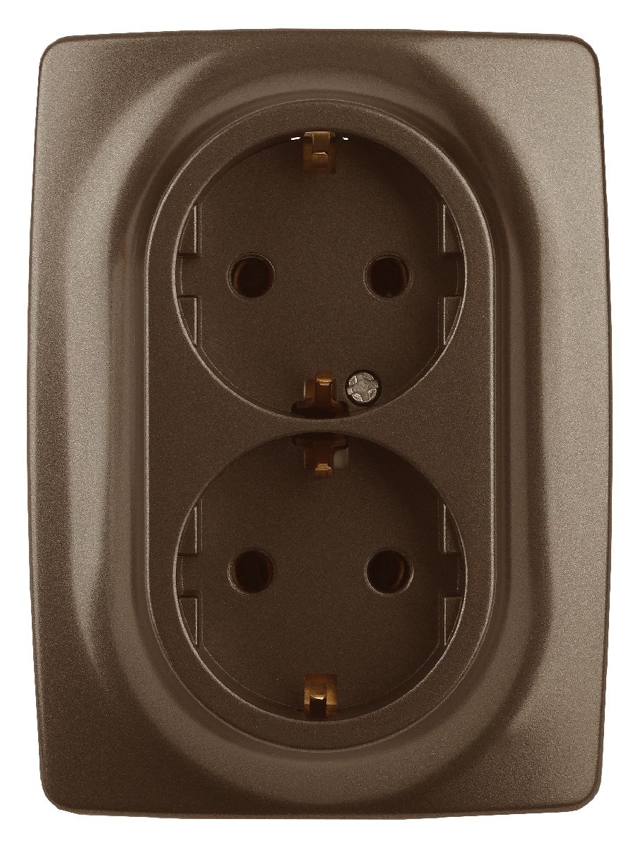 Розетка 2X2P+E Schuko со шторками Эра 12-2108-13 Б0036449 в #REGION_NAME_DECLINE_PP#