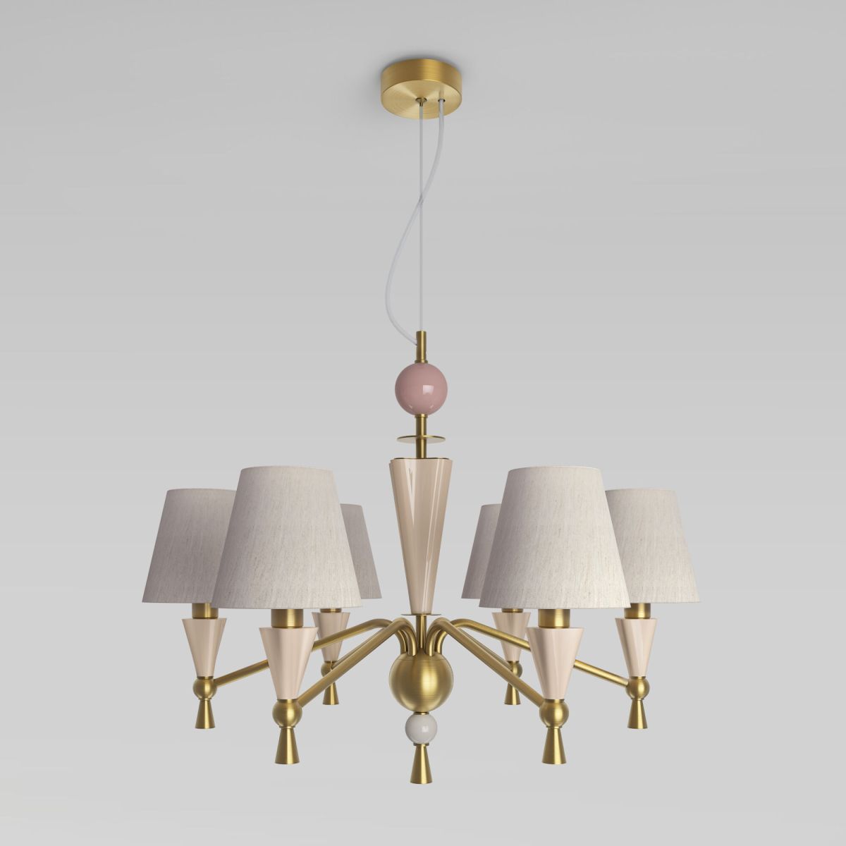 Подвесная люстра Eurosvet Teja 101014/6 латунь Smart a072038 в Санкт-Петербурге