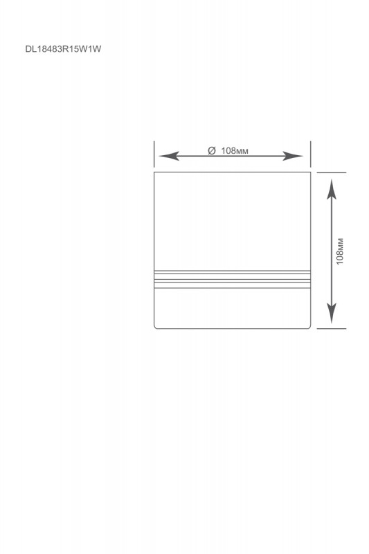 Накладной светильник Donolux DL18483R15W1W в Санкт-Петербурге