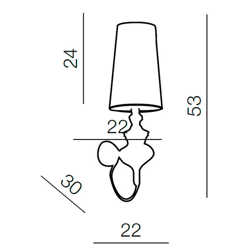 Бра Azzardo Baroco wall AZ0062 в Санкт-Петербурге