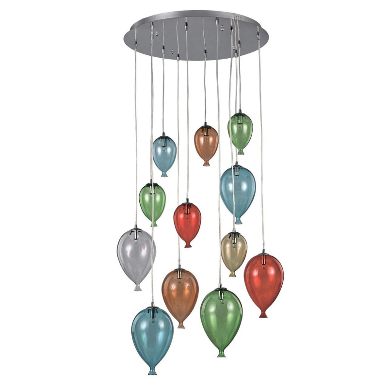 Подвесная люстра Ideal Lux Clown SP12 Color 100951 в Санкт-Петербурге