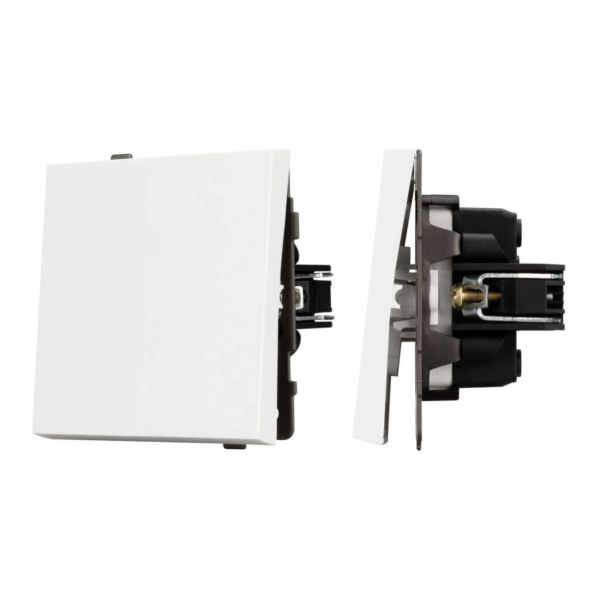 Механизм выключателя одноклавишный проходной Arlight SWT-TENDO-MKP1-PL-WH (230V, 10A) 054148 в Санкт-Петербурге