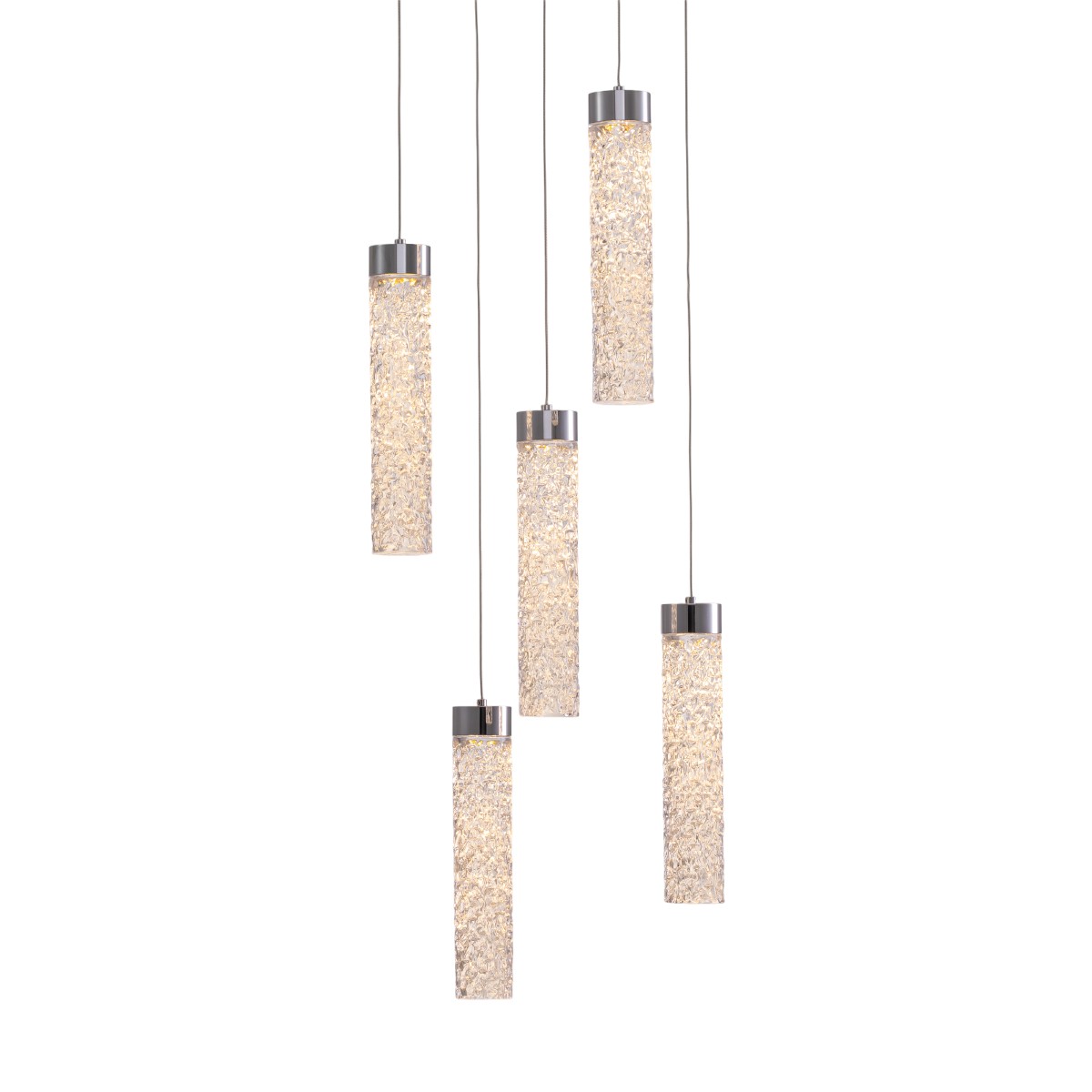 Подвесной светильник Delight Collection MD24030028-5A chrome/clear в Санкт-Петербурге