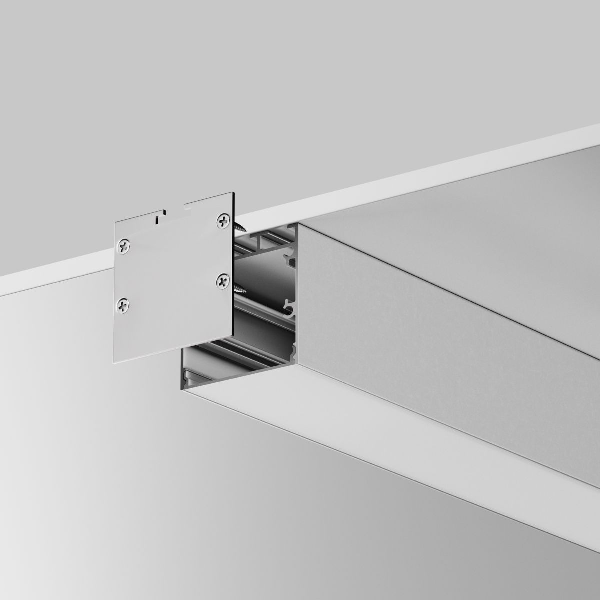 Комплект заглушек для профиля 35×35 2шт Maytoni Led Strip ALM-35-S-EC 642037 в Санкт-Петербурге